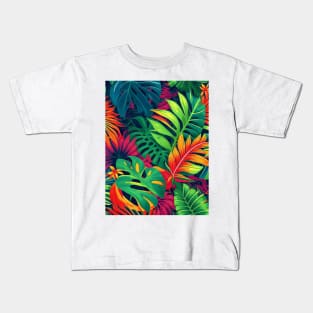 Tropical Leaves Kids T-Shirt